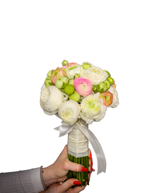 Buchet Mireasa Amour Mix - 23 Ranunculus