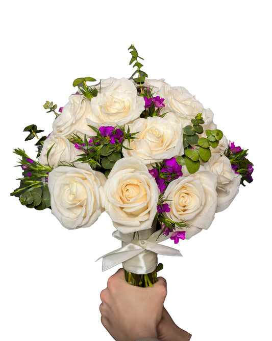 Buchet Mireasa Adore - 15x Trandafiri